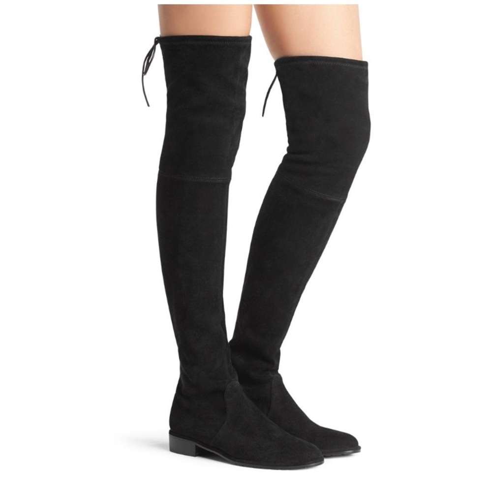 Stuart Weitzman Black Lowland Boots